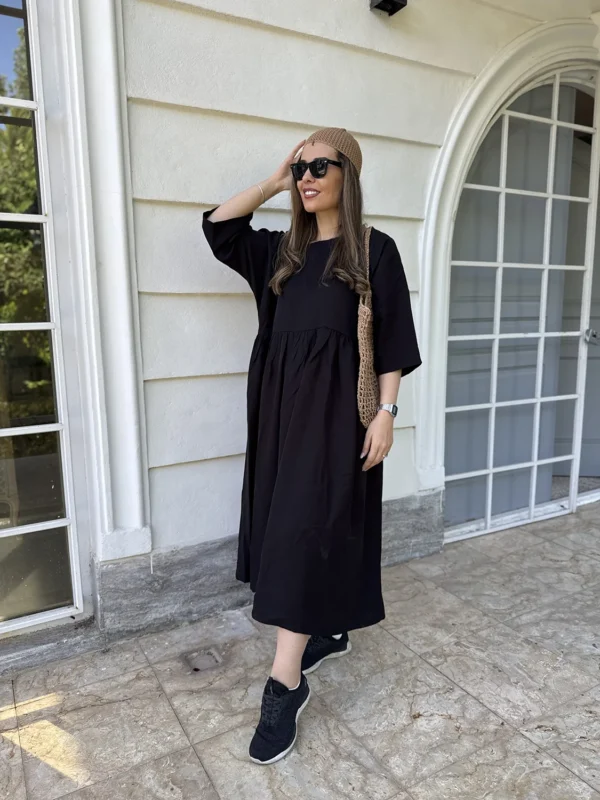 پیراهن بلند زنانه کد SA-162 - تصویر 3