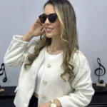 کت پشمی آسترکشی‌ شده زنانه کد SA-374