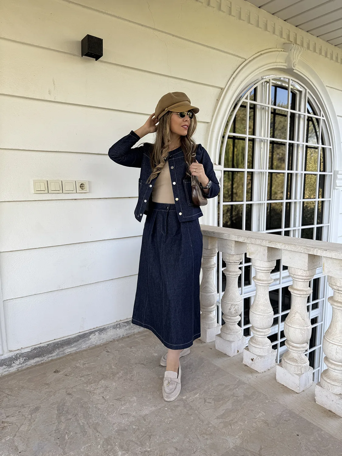 IMG_5551 کت و دامن جین کد SA-308 - تصویر 1