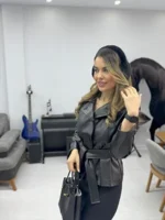 کت چرم آستردار